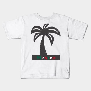 Palm Tree (Mexico Vacation), v4 Kids T-Shirt